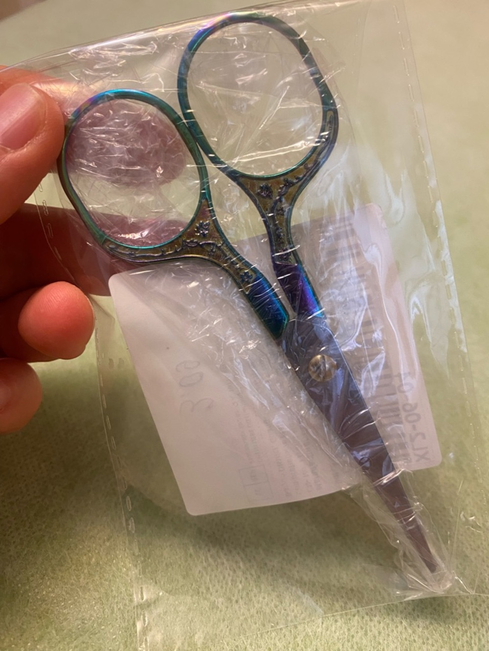 Iridescent Rainbow Embroidery Scissors